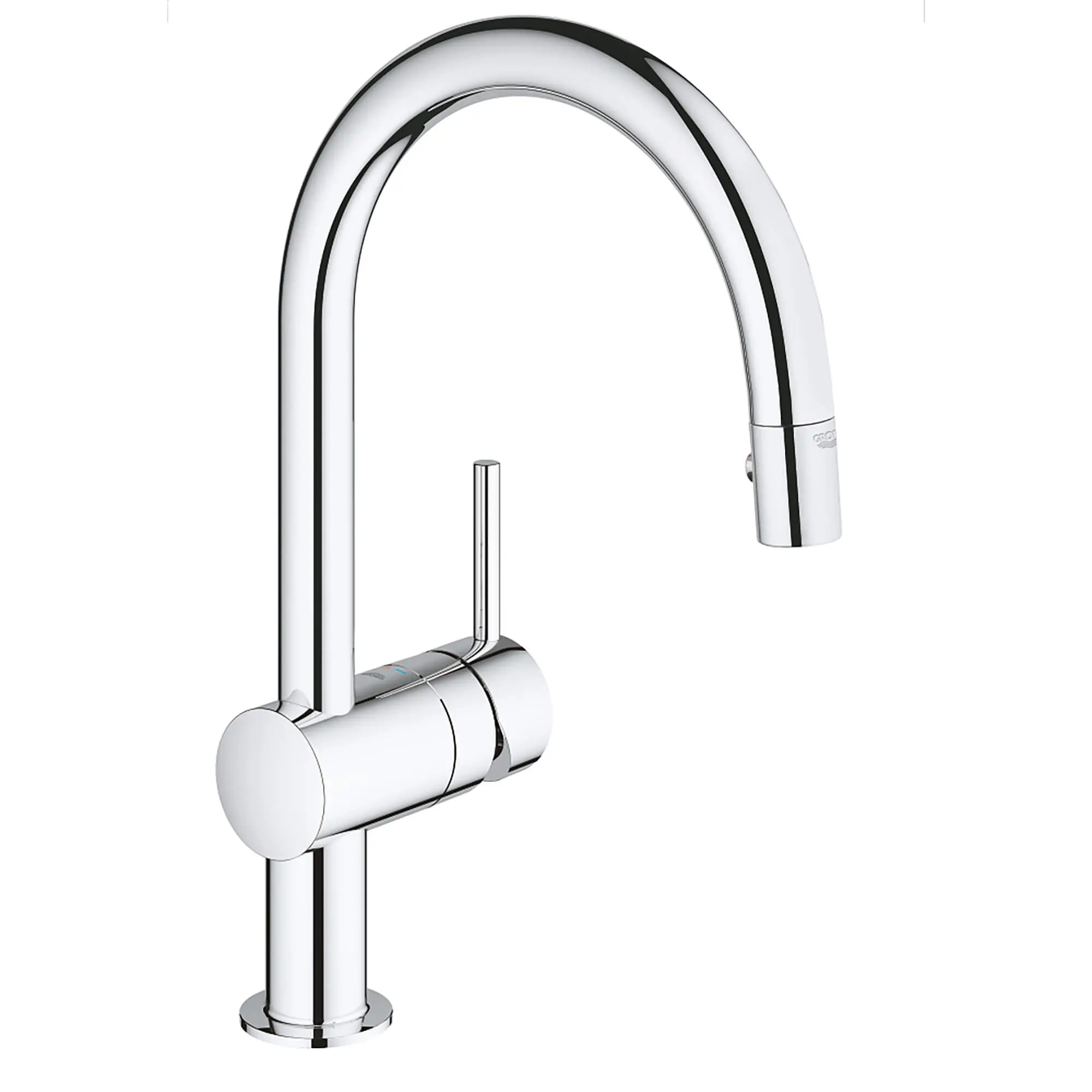 Single-Handle Pull Down Kitchen Faucet Dual Spray 6.6 L/min (1.75 gpm)